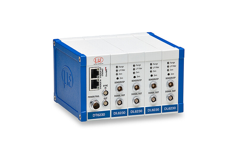 Kapacitní měřící systém s vysokým rozlišením pro velmi přesná měření: DT6220 / DT6230 kontrolér s demodulátorem DL6230