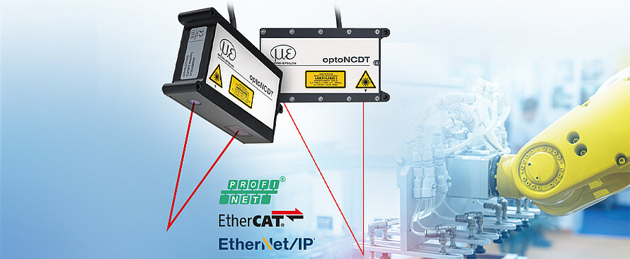 Präziser Laser-Sensor mit großem Messbereich
