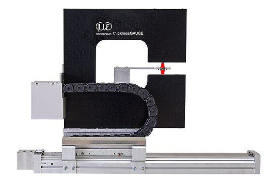 Kombinované měření tloušťky a 3D profilu pomocí thicknessGAUGE 3D