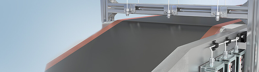 Temperature measurement in the coating process of battery film