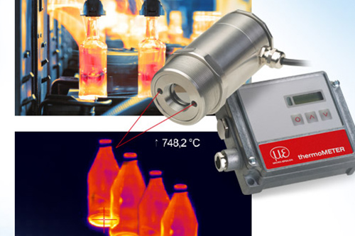 Berührungslose Temperaturmessung bei der Formgebung von Behälterglas